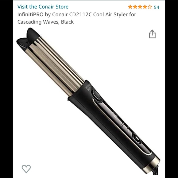 InfinitiPRO by Conair CD2112C Cool Air Styler for Cascading Waves, Black - Picture 1 of 3